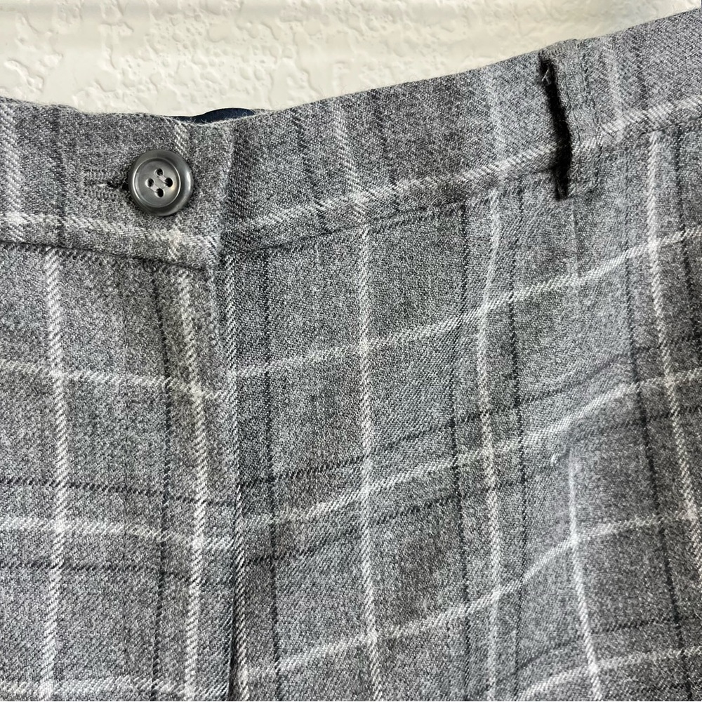 Pendleton Virgin Wool Plaid Windowpane Gridded Pa… - image 2